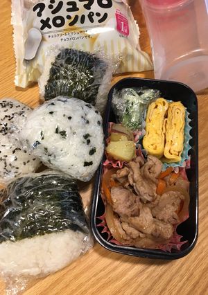 運動部男子のお弁当 10月気温２４度-レシピのメイン写真