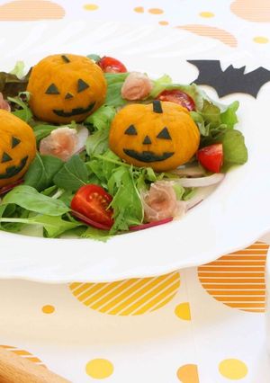 ハロウィン★パンプキンサラダ-レシピのメイン写真