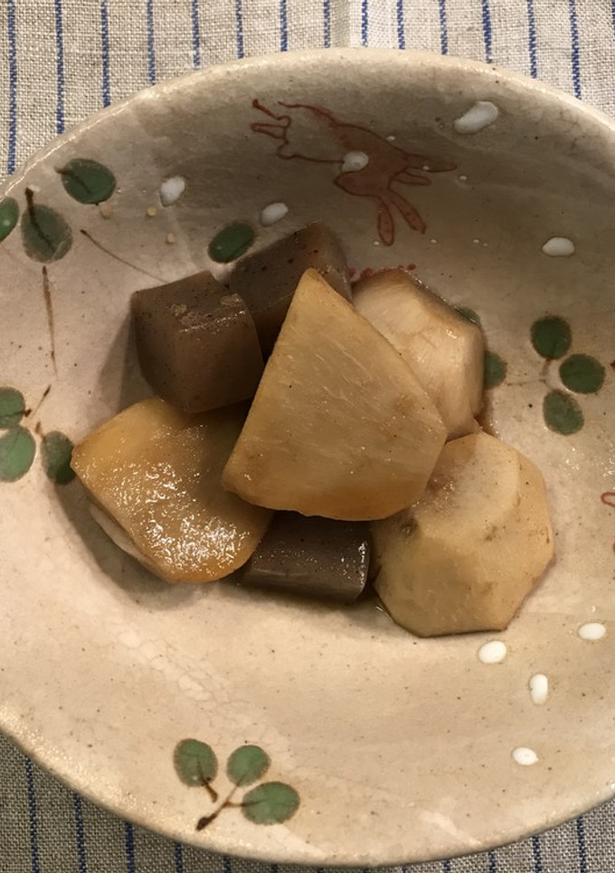 里芋と蒟蒻の煮物-レシピのメイン写真