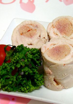 レンジdeヘルシー★鶏むね肉の明太子巻き-レシピのメイン写真