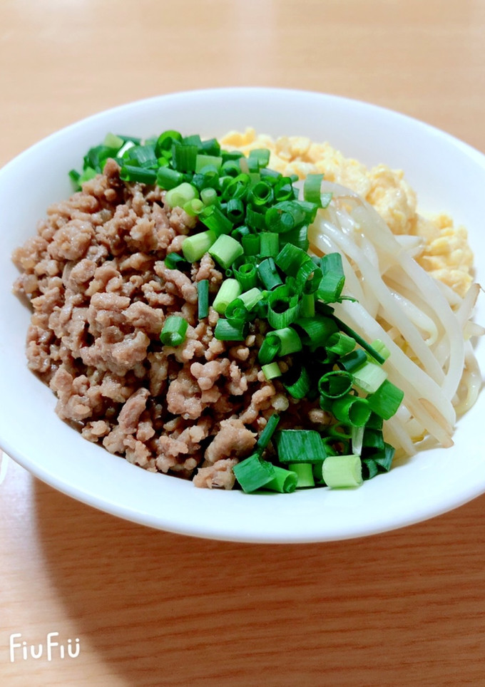 うちの三色そぼろ丼-レシピのメイン写真