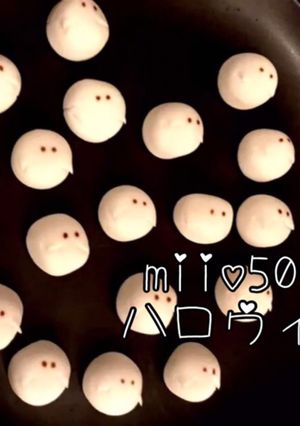 超簡単 オバケ マシュマロ ハロウィン-レシピのメイン写真