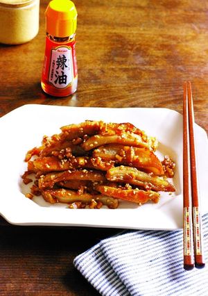 鶏胸肉とれんこんの甘辛ガーリックきんぴら-レシピのメイン写真