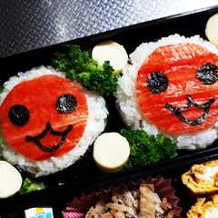 【太鼓の達人⭐どんちゃん　キャラ弁】-レシピのメイン写真