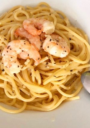 生クリーム海老パスタ♪-レシピのメイン写真