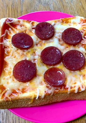 5分で完成♪子供喜ぶ簡単ピザ！朝食にも-レシピのメイン写真