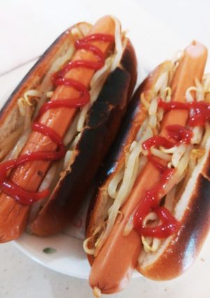 コンソメもやしのホットドッグ-レシピのメイン写真