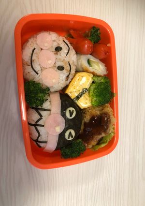 アンパンマンとバイキンマン-レシピのメイン写真