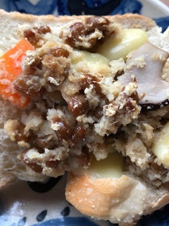 納豆と卯の花のチーズ入りトースト-レシピのメイン写真