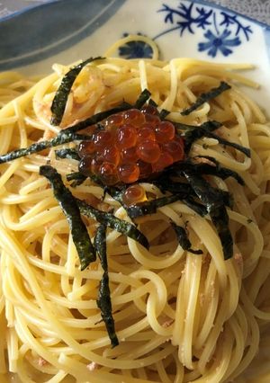 簡単パスタ☆たらこフレークと豆乳パスタ-レシピのメイン写真