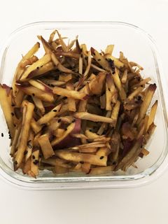 さつまいもとごぼうのきんぴら-レシピのメイン写真
