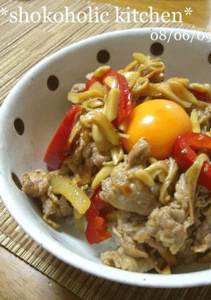 エスニック☆アーモンド豚丼-レシピのメイン写真