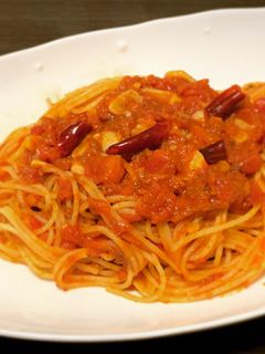 アンチョビのアラビアータ風パスタ-レシピのメイン写真