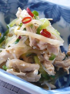 ピリ辛☆ もやしと鶏肉の中華サラダ-レシピのメイン写真