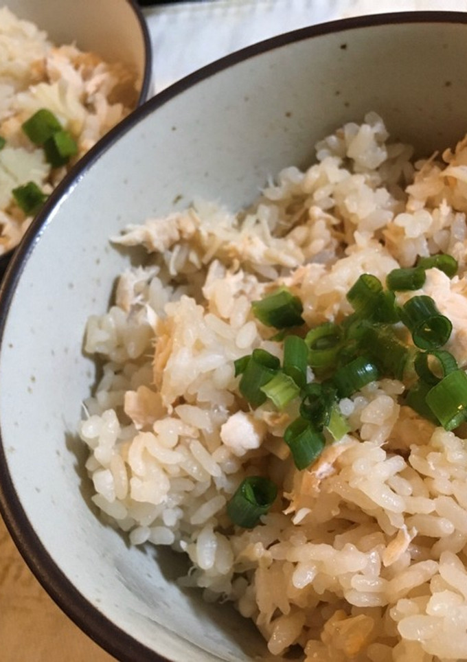 ポン酢一本！鮭と帆立の炊き込みご飯-レシピのメイン写真