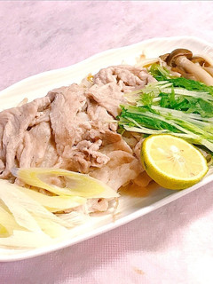 レンチンで簡単♪豚肉ともやしの蒸し物-レシピのメイン写真