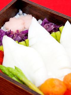 お弁当に純白のおかず イカの塩焼き-レシピのメイン写真
