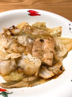 シンプル☆シイラとキャベツのバターソテー-レシピのメイン写真
