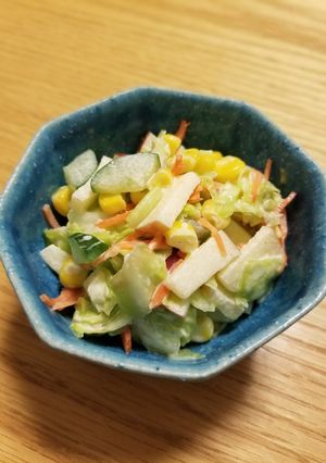 給食の⭐林檎のフルーティー♪コールスロー-レシピのメイン写真