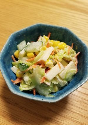 給食の⭐林檎のフルーティー♪コールスロー-レシピのメイン写真