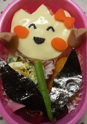 キャラ弁・チューリップ弁当-レシピのメイン写真