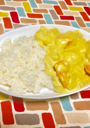 超簡単☆ほんのり香る!ホワイトカレー-レシピのメイン写真
