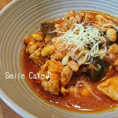 รูปของ チーズたっぷり♪鶏肉と豆のトマト煮込み☆