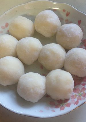 白玉餅粉でさつまあん生大福-レシピのメイン写真