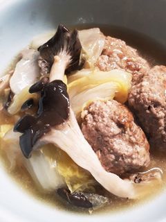 肉団子と白菜の和風あんかけ煮-レシピのメイン写真
