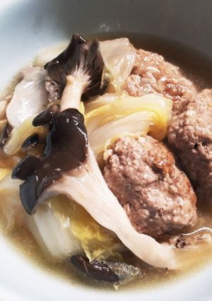 肉団子と白菜の和風あんかけ煮-レシピのメイン写真