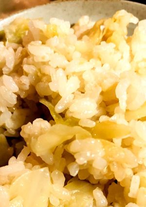 キャベツの炊き込みご飯★バター醤油★-レシピのメイン写真