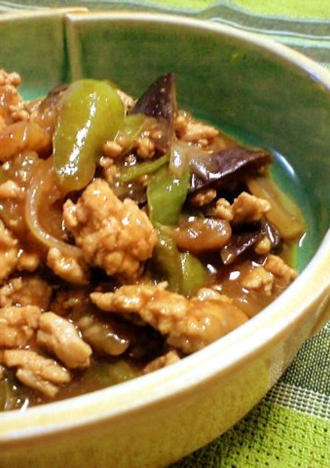 なすの和風カレーマーボ-レシピのメイン写真