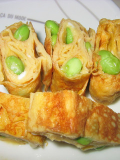 あまった枝豆で卵焼✿-レシピのメイン写真