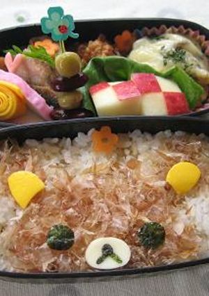 オカカでリラックマ(キャラ弁)-レシピのメイン写真