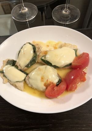 イタリアンカラーのモッツァレラのせチキン-レシピのメイン写真