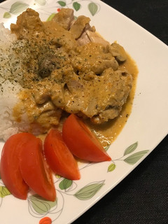 鶏モモ肉のココナッツ煮込み カレー風味-レシピのメイン写真