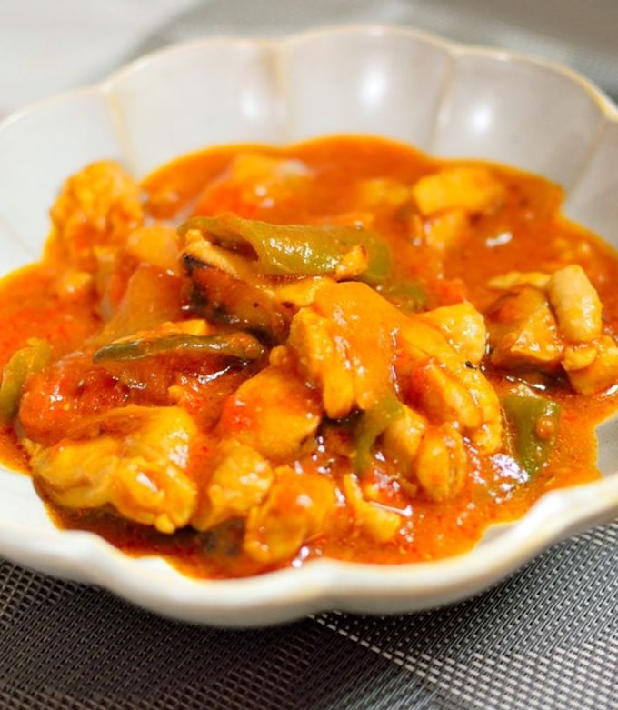 チキンのトマト煮込み-レシピのメイン写真