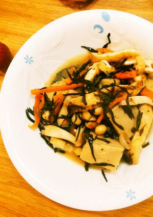 黄金比で作る！高野豆腐入りひじきの煮物-レシピのメイン写真