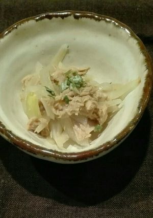 減塩　簡単!!ツナと玉ねぎの煮浸し-レシピのメイン写真