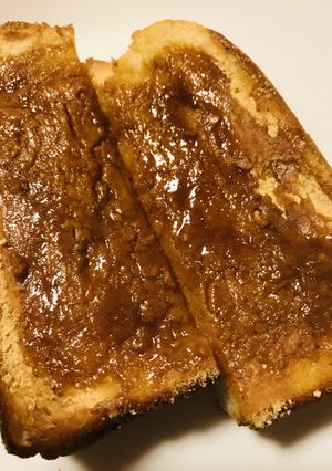 シンプル★黒蜜＆きなこのスイーツトースト-レシピのメイン写真
