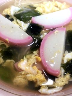 あっという間に!かき玉にゅうめん-レシピのメイン写真