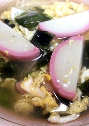あっという間に！かき玉にゅうめん-レシピのメイン写真