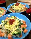 簡単だけど豪華に見えちゃう　ちらし寿司