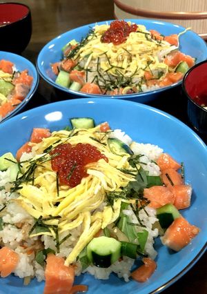 簡単だけど豪華に見えちゃう ちらし寿司-レシピのメイン写真