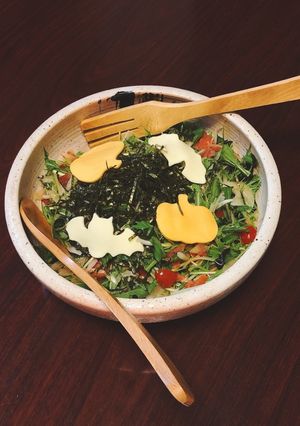 水菜サラダ-レシピのメイン写真