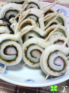 ♪クルクルちくわ巻き♪-レシピのメイン写真