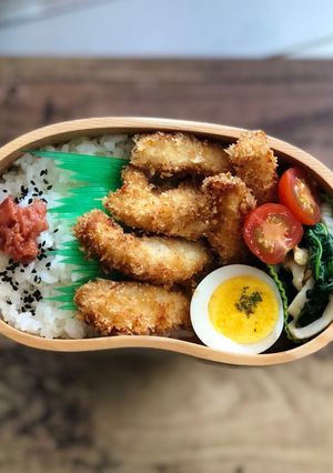 毎日お弁当♪チキンフライ弁当-レシピのメイン写真