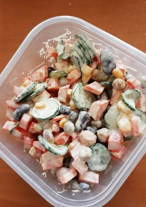 ストック野菜サラダ-レシピのメイン写真