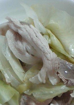 とってもヘルシ－な豚キャベツの煮びたし☆-レシピのメイン写真