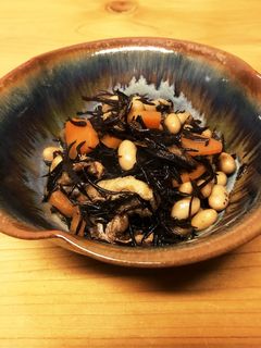 京のおばんざい♪ひじきの煮物-レシピのメイン写真